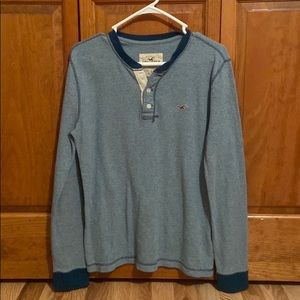 Blue hollister long sleeve